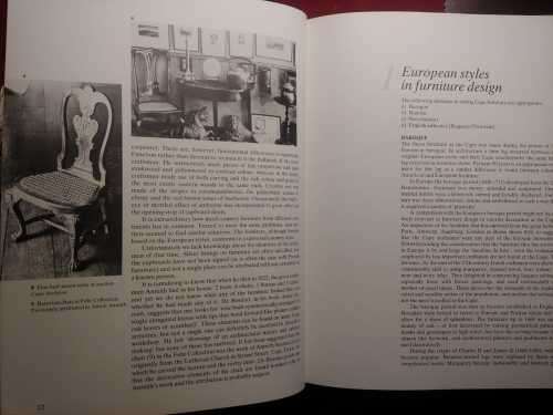 Town Furniture of the Cape