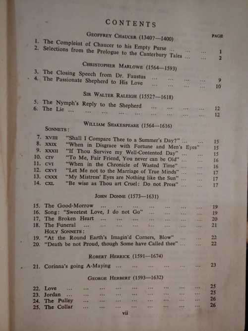 The Living Tradition - Anthology of English Verse 1340 to 1940