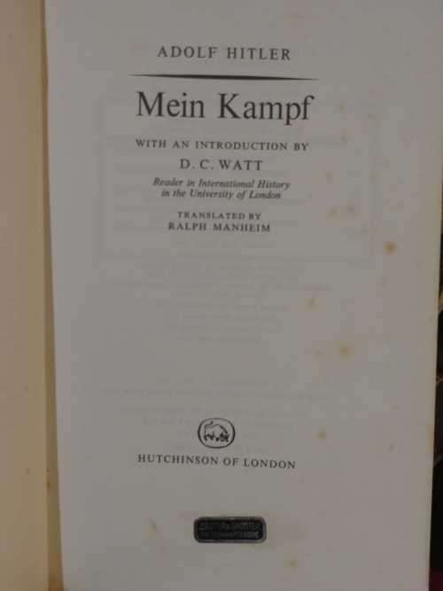 Mein Kampf - Adolf Hitler