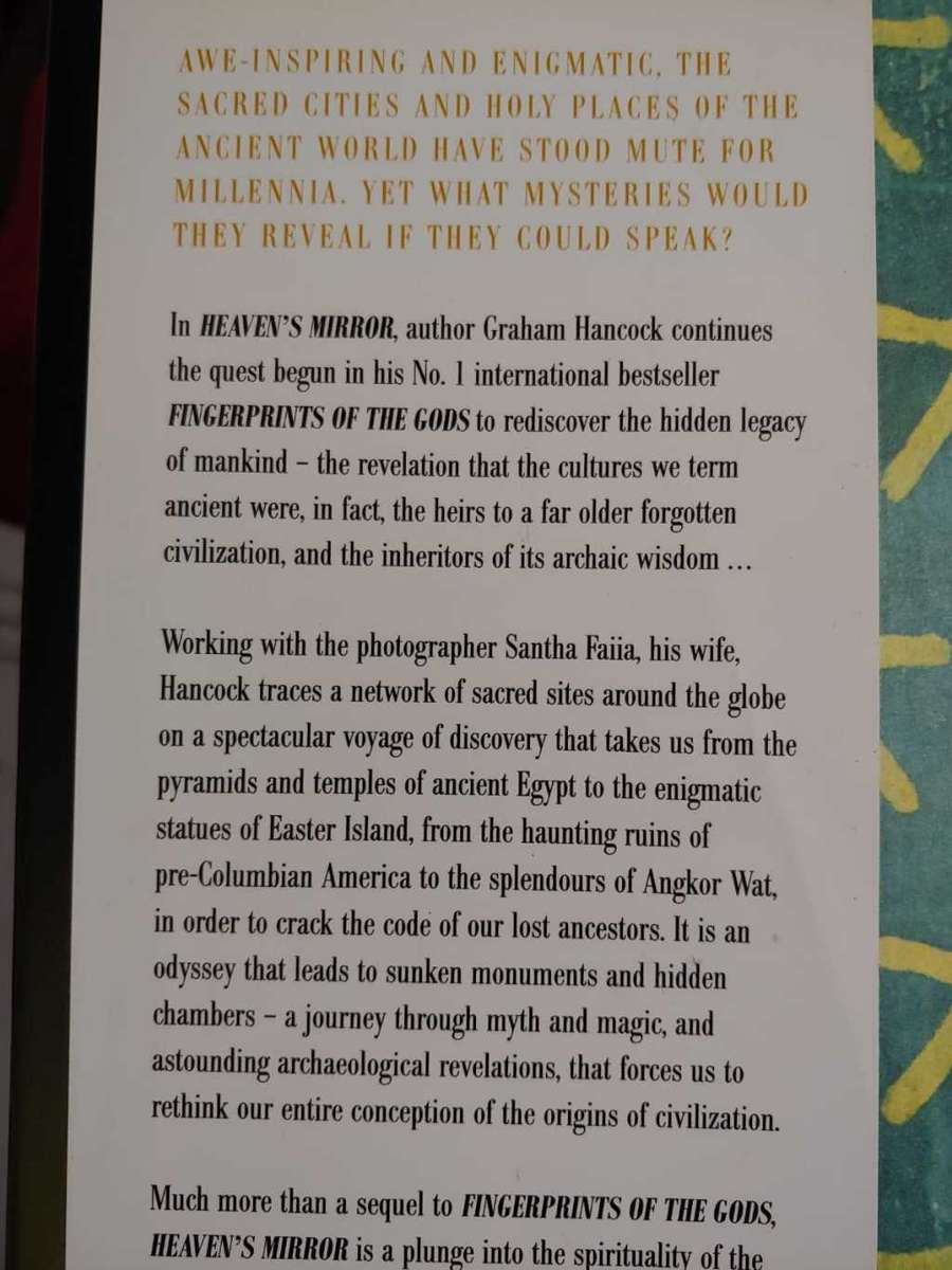 Heaven`s Mirror - Graham Hancock (double signed copy)