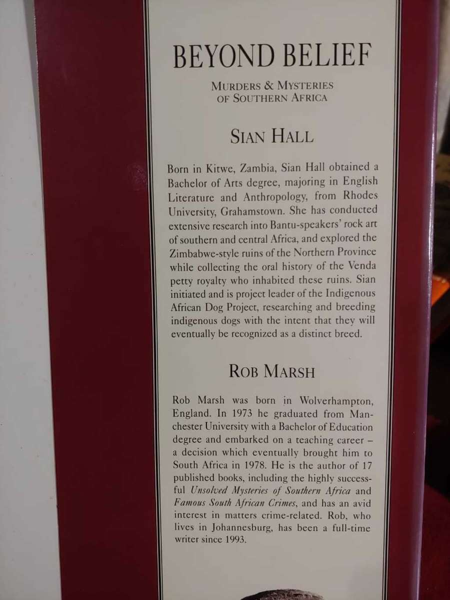 Beyond Belief - Murders & Mysteries of Southern Africa