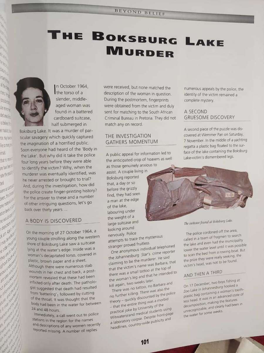 Beyond Belief - Murders & Mysteries of Southern Africa