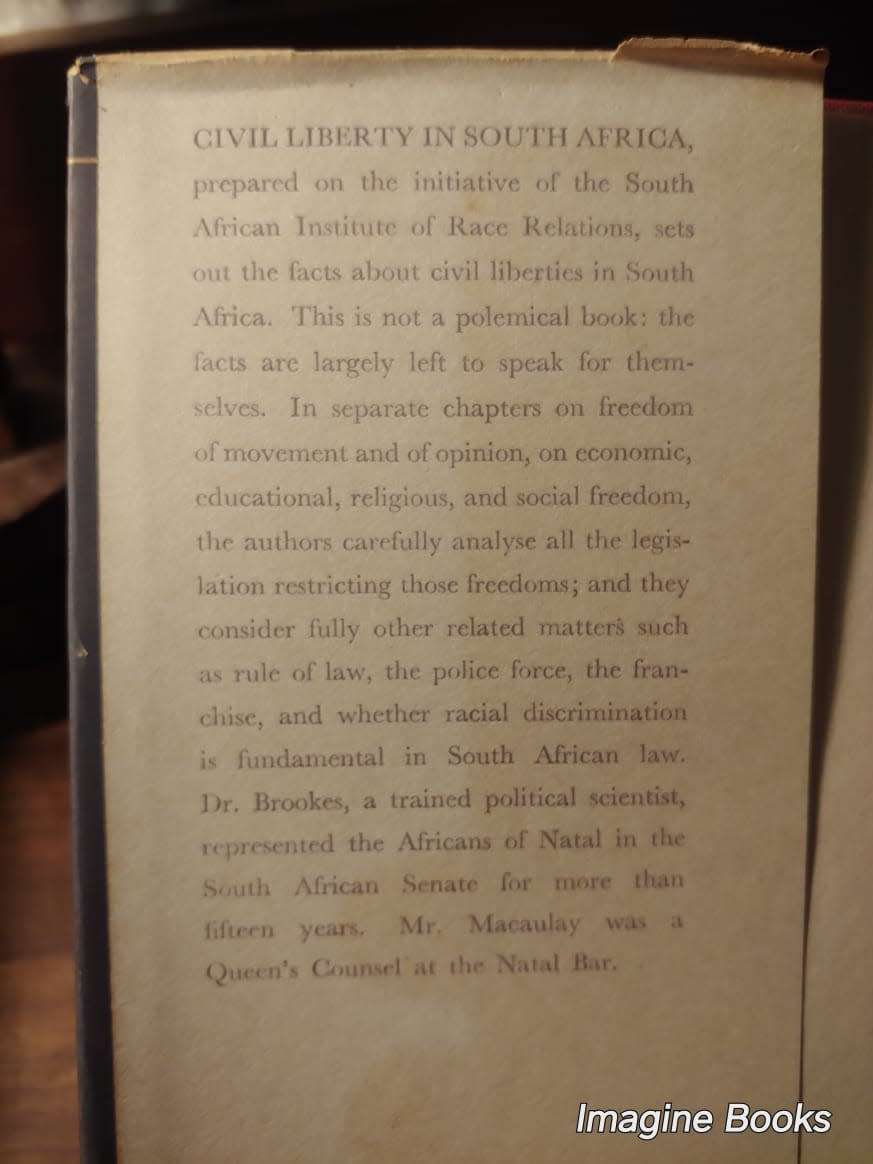 Civil Liberty in South Africa