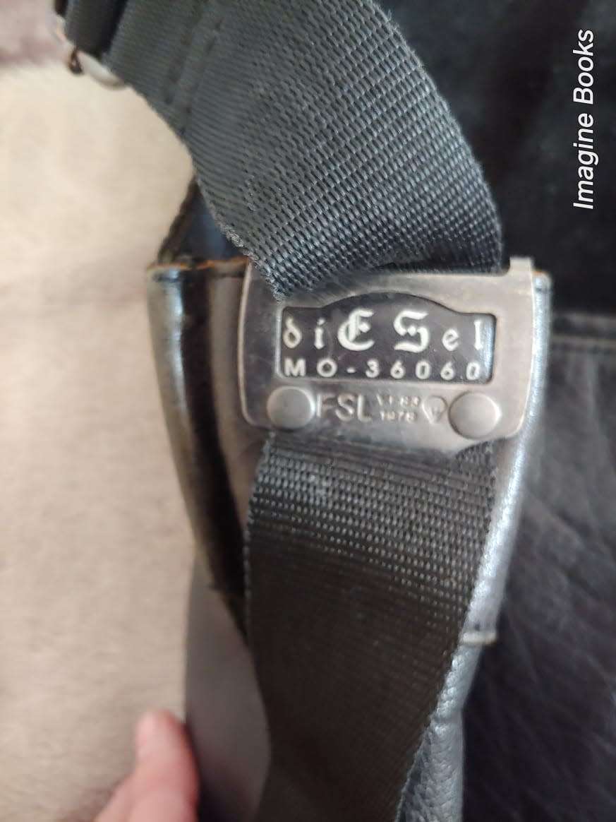 Diesel Cross-body Leather Messenger Bag