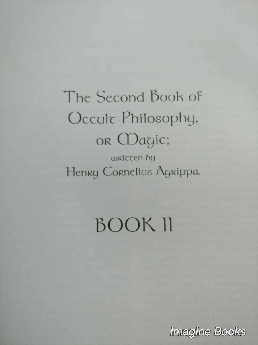Three Books of Occult Philosophy