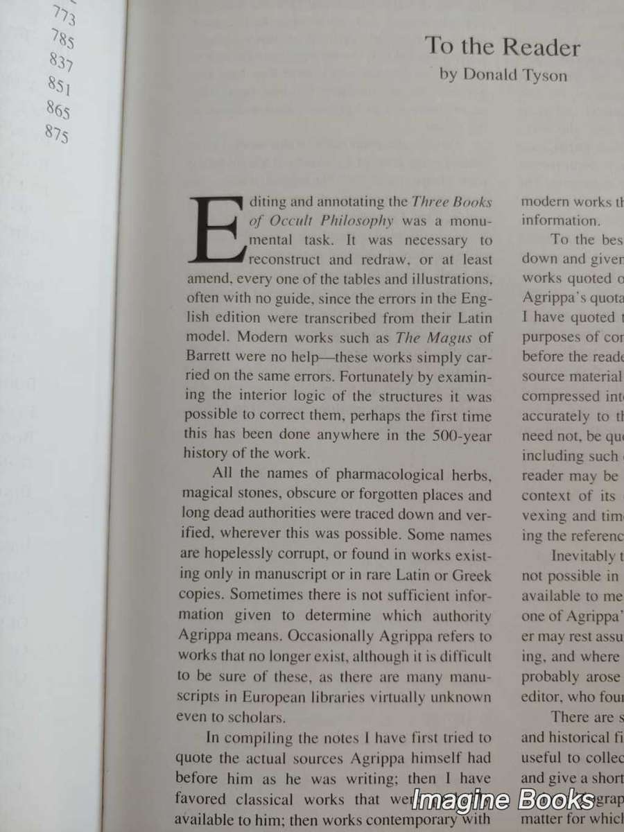 Three Books of Occult Philosophy