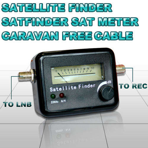 DSTV SATELLITE SIGNAL FINDER METER - Enables you to do your own installation