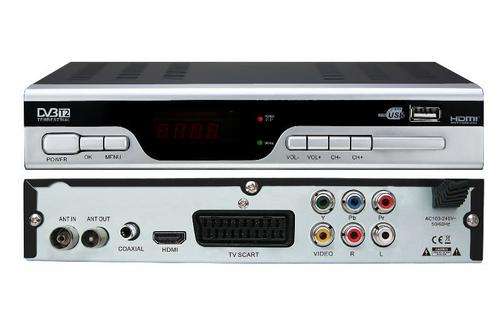 1080P Full HD DVB-T2 Digital Terrestrial Receiver TV Box USB/HDMI /SCART/ /MPEG4 set top box