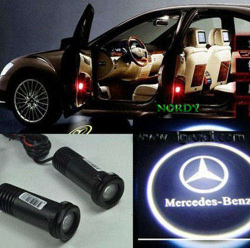 Mercedes Car Door Logo Welcome Ghost Projector Lamp - Stunning accessory for your Merc [Pair of 2}