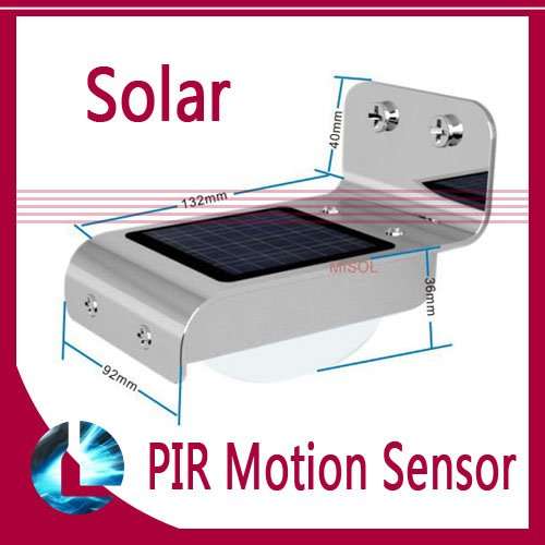 Solar Outdoor Light Lamp with Day/Night Sensor  + Sound Activation