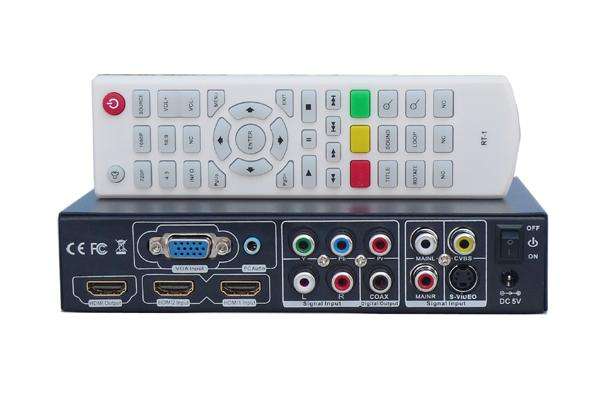 All to HDMI Scalar and Switcher Converter Box (USB movie, picture and music playback)