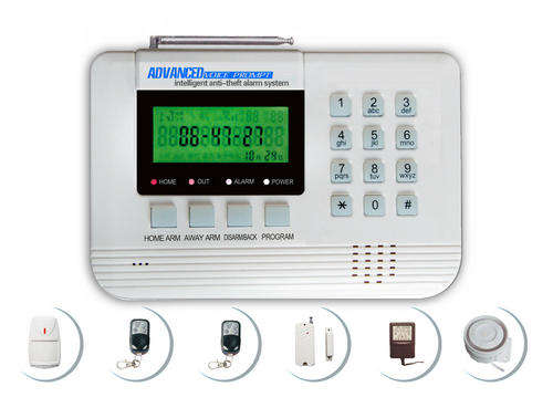 GSM Wireless Home Alarm System With Color LCD Display and Voice Prompt