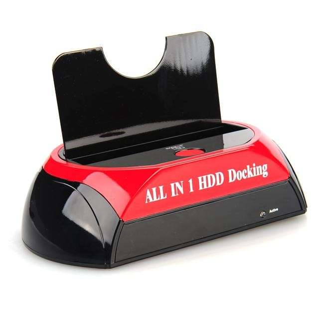 All-in-1 Dual 2.5/3.5 HDD IDE/SATA Docking Station With One Touch Backup