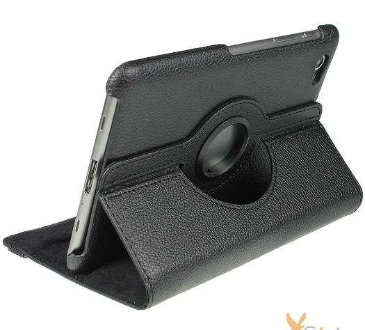 360 Degrees Rotating Swivel Stand Case for Galaxy Tab 2  7.0 P3110 P3100 P3113 Black
