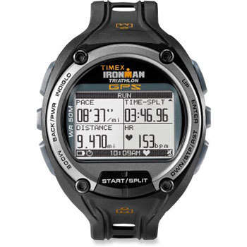 Timex Ironman Global Trainer Triathlon GPS, Heart Rate, Speed + Distance Watch