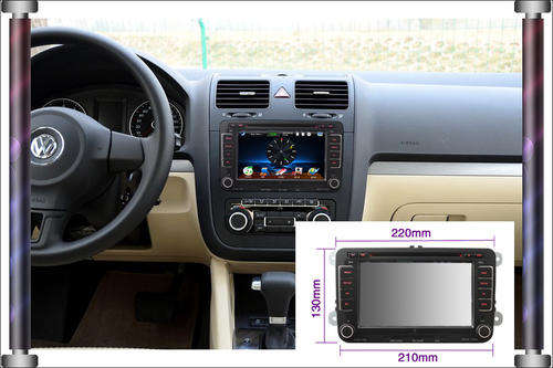 VW 7" Double Din Car HD DVD Player - GPS \ 3G \ WiFi \ BT \ TV \ VOLKSWAGEN \ iPod \