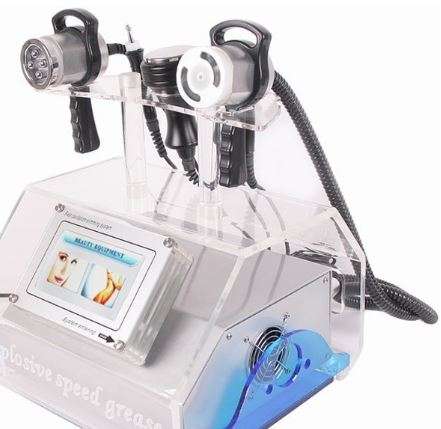 5 IN 1 Slimming Machine. Cavitation, Bipolar RF + Vacuum handpiece + Bio for Eye Lifting