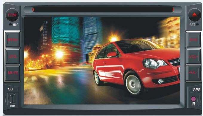 Universal Car DVD player with GPS, Bluetooth, TV Tuner, FM, Touch Screen (DOUBLE DIN / 2 DIN)