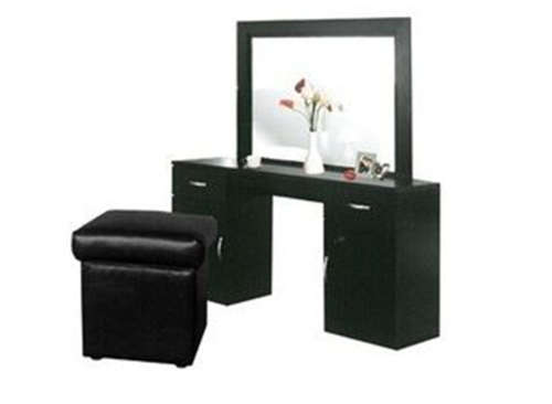 Mirrored Bedroom Dressing table with stool and drawers
