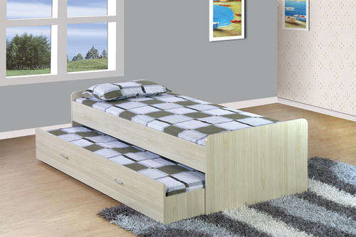 Hazlo Single Oak Bed with Pull-Out Guest Bed