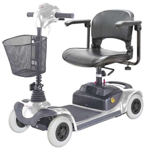 4 Wheel Electric Mobility Scooter With Electric Brake & Mechanical Brake