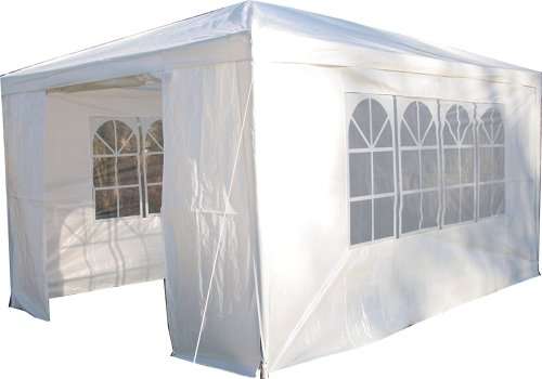 Hazlo 3 x 4m Gazebo Folding Tent Marquee w/ Side Walls for Functions, Weddings, Events, Picnics