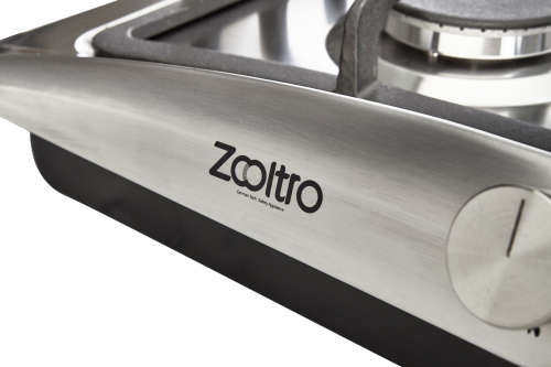 Zooltro 5 burners Stainless Steel Gas Hob Cooktop  - Tempered Glass Top with Automatic ignition