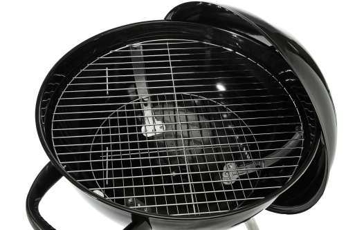 Round Kettle Charcoal BBQ Braai Grill (57cm) w/  Ash Catcher and Thermometer