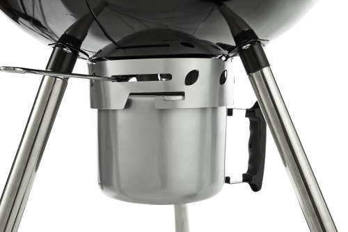 Round Kettle Charcoal BBQ Braai Grill (57cm) w/  Ash Catcher and Thermometer