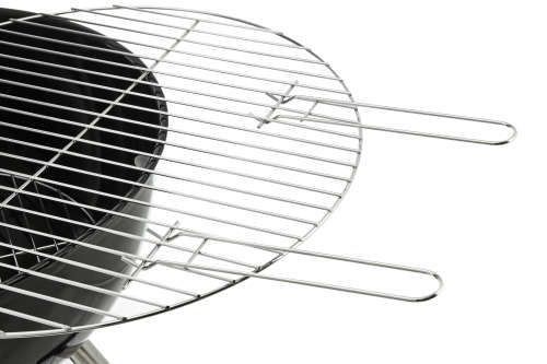 Round Kettle Charcoal BBQ Braai Grill (57cm) w/  Ash Catcher and Thermometer