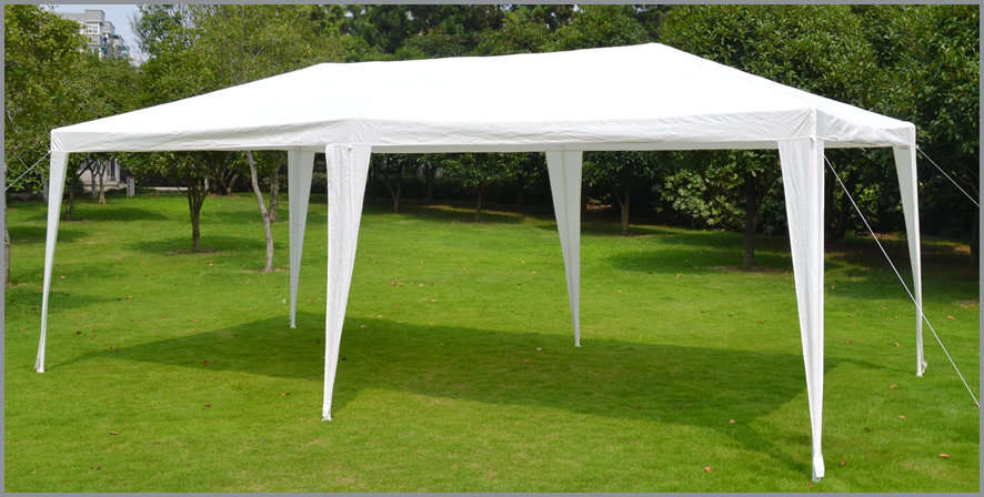 Hazlo 3 x 6m Gazebo Folding Tent Marquee - White