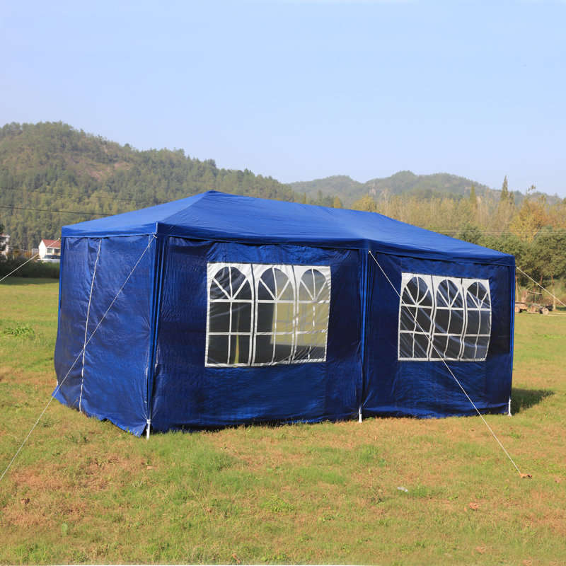 Hazlo 3 x 6m Gazebo Folding Tent Marquee - White