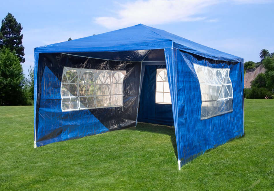 Hazlo 3 x 4m Gazebo Folding Tent Marquee with Side Walls