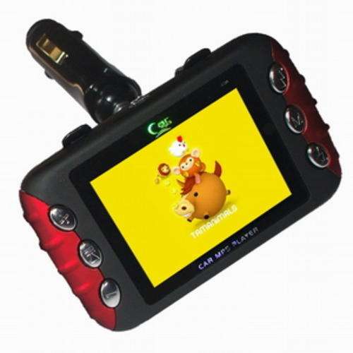2GB 2.4"LCD FM TRANSMITTER CAR MP3 MP4 MP5 PLAYER