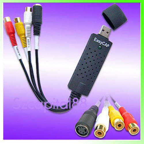 Easycap USB 2.0 Video TV DVD VHS Audio Capture Adapter