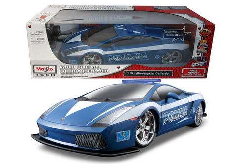 1/10 Lamborghini Gallardo Police Car Radio Control RTR
