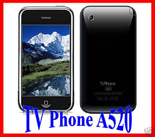 3.2" 16:9 HD Dual SIM TV Cell Phone, JAVA, Camera, Bluetooth