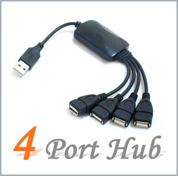 4 Ports USB Hi-Speed Smart  HUB