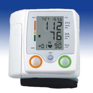 New Wrist Digital Electronic Blood Pressure Monitor +  Heart Rate Meter