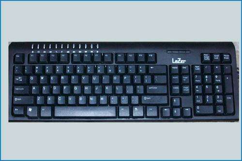 New Standard Keyboard (PS/2) Ergonomic design, Comfortable hand touch