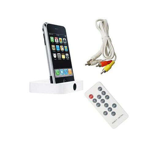 Universal Dock with IR Remote + Cable For Apple iPod & iPhone
