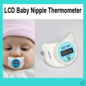 LCD Digital Infant Baby Temperature Nipple Thermometer (in a dummy)