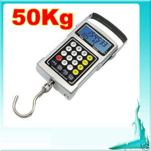 50Kg Digital Fish Luggage Hook Hanging Weighting Scale