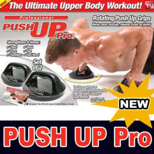 New Push UP Pro, Set of 2 Rotating Push Up Grips, A seen on TV