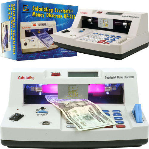 New Multi Function Counterfeit Money Detector w/ calculator & MAGNETIC SCANNER