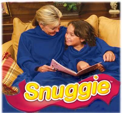 New Snuggie Blanket with Sleeves!  *BLUE* 1 Size fits all. Total warmth & Comfort