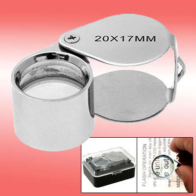 Jeweler's Loupe - Triplet  20x17mm - Pocket Size Jewelry Magnifying Loupe