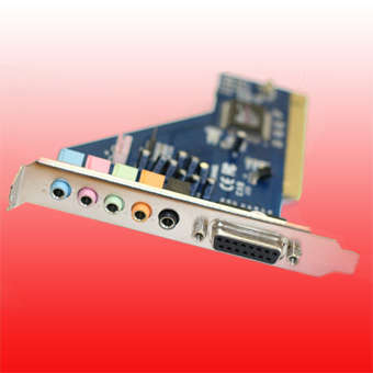 PCI SOUND CARD 6 CH 5.1 3D AUDIO C-MEDIA DESKTOP