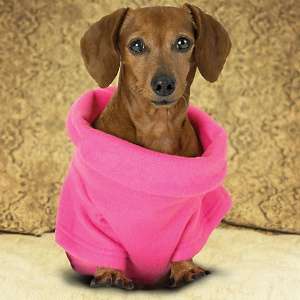 Pink Cozy doggie blanket with Sleeves. Keeps your Dog Toasty! For small, medium and large dogs!