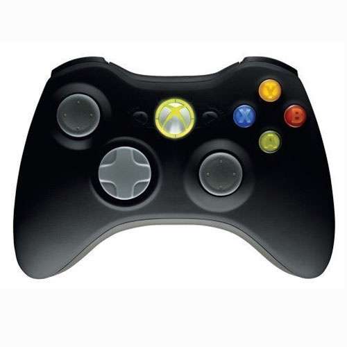 Genuine Wireless controller for Microsoft XBOX 360 and 360 Live (Brand new) Black